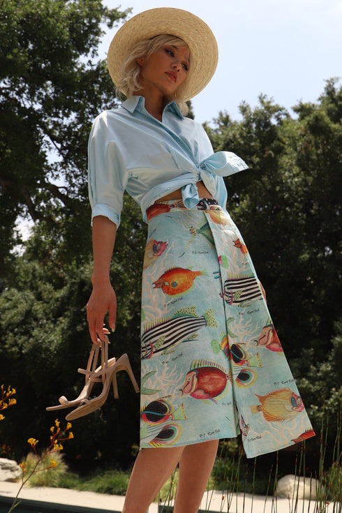 Jovi Midi Skirt - Fin and Tonic